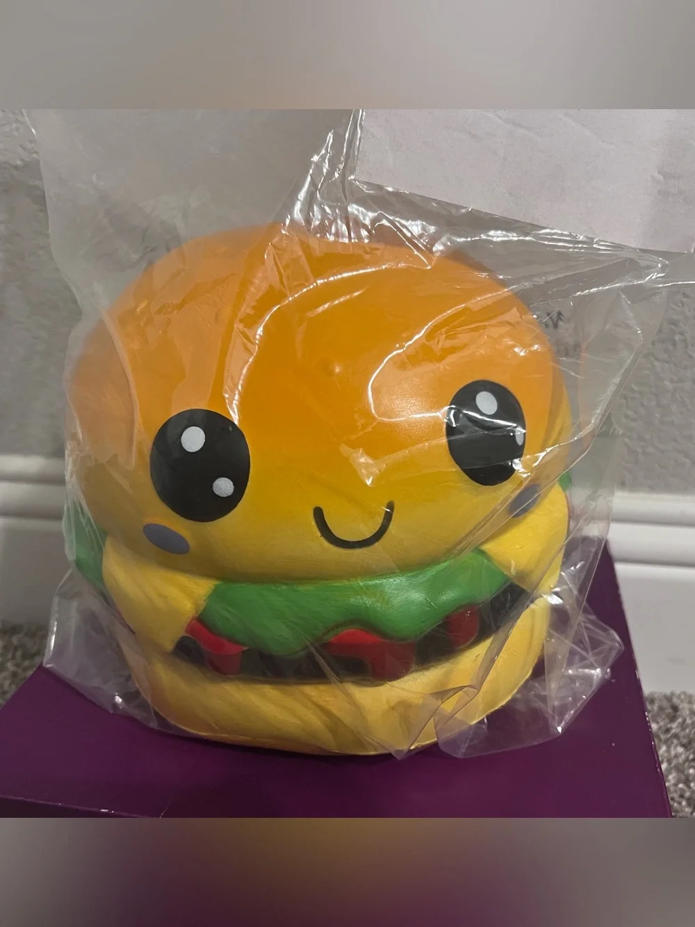 Jumbo Hamburger squishy- Soft Squeezable!🍔🤗🍔🤗